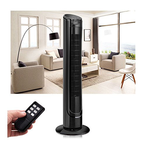 Oscillating Hot+Cool Tower Blade-Less Fan With Remote Control 40 In